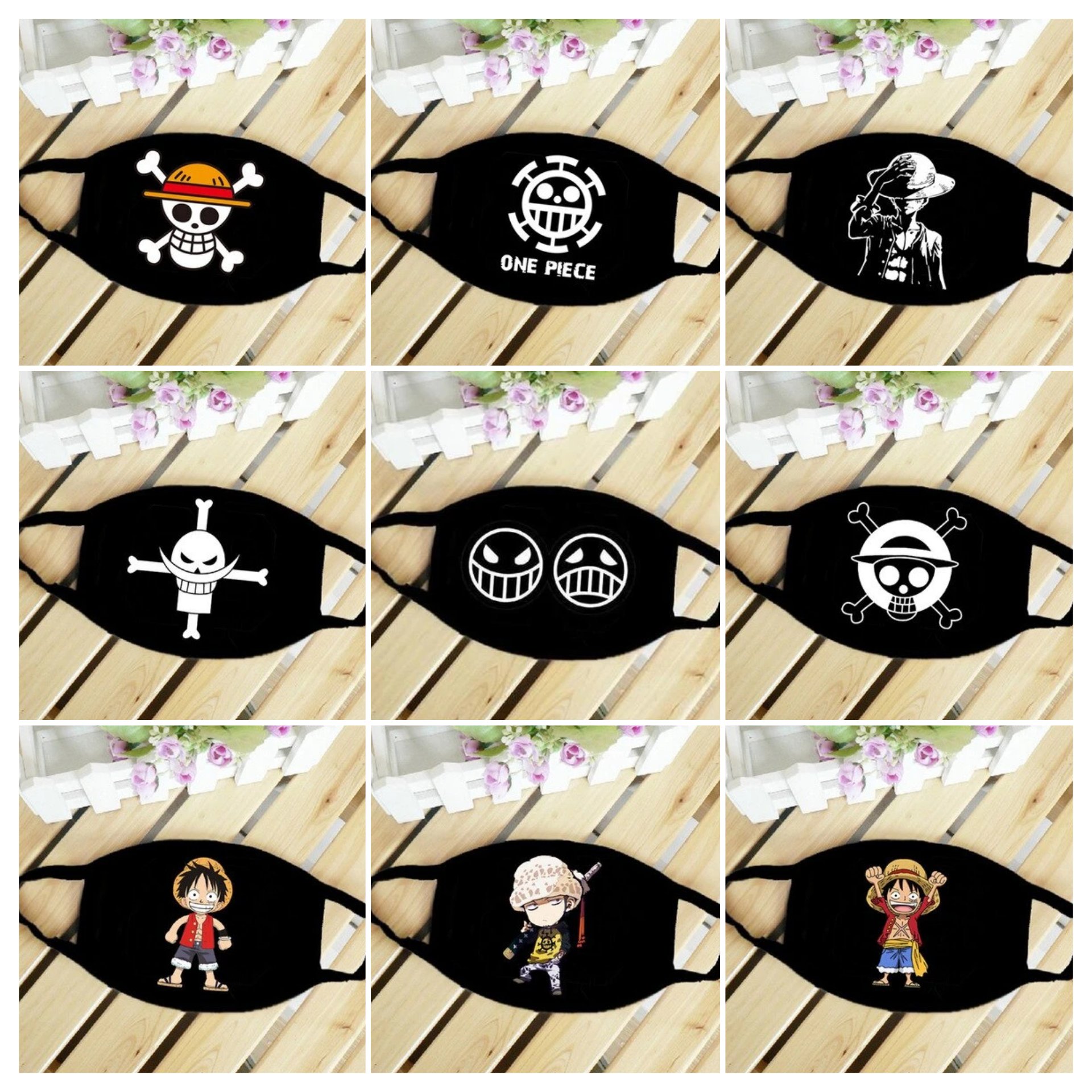 One Piece - Face Masks MNK1108 Straw Hat Official One Piece Merch