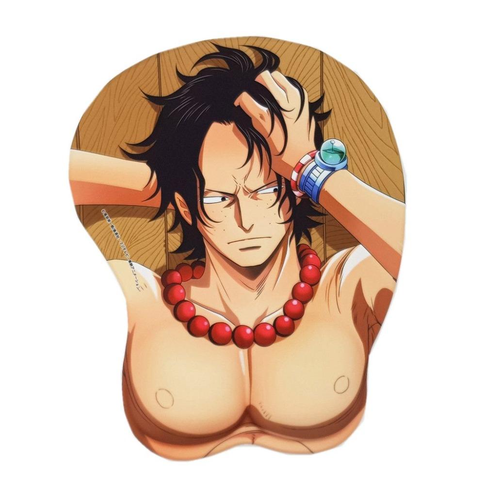 One Piece Portgas D. Ace Bàn di chuột nghỉ ngơi cổ tay ANM0608 Tiêu đề mặc định Chính thức Hàng hóa One Piece