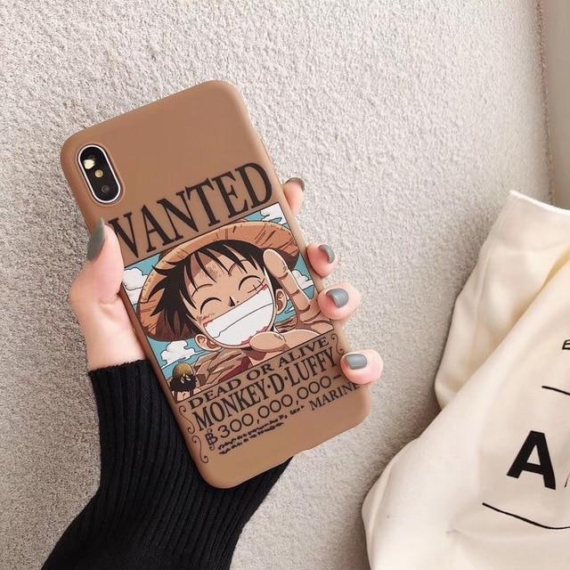 One Piece Dead or Alive Monkey D. Luffy Wanted iPhone Case ANM0608 Pour iPhone 6 6S Plus Officiel One Piece Merch