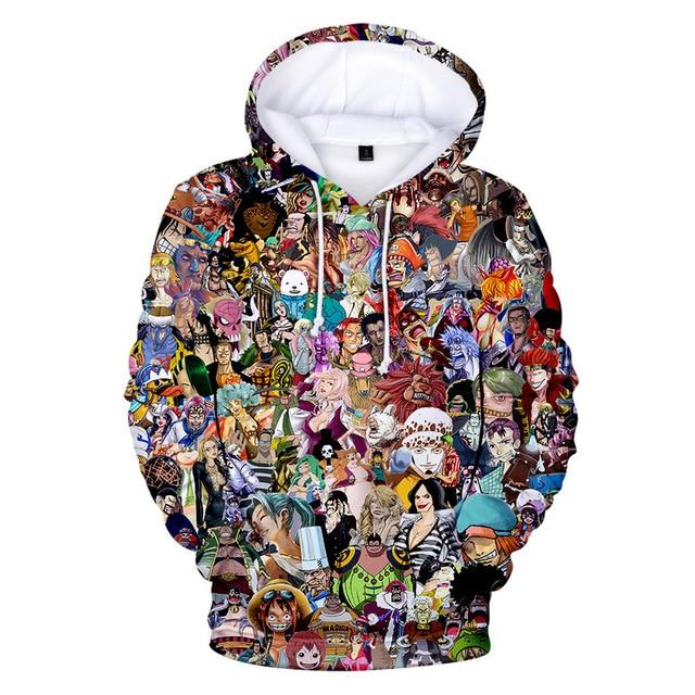 One Piece Characters Edition Hoodie ANM0608 XXS Official One Piece Merch