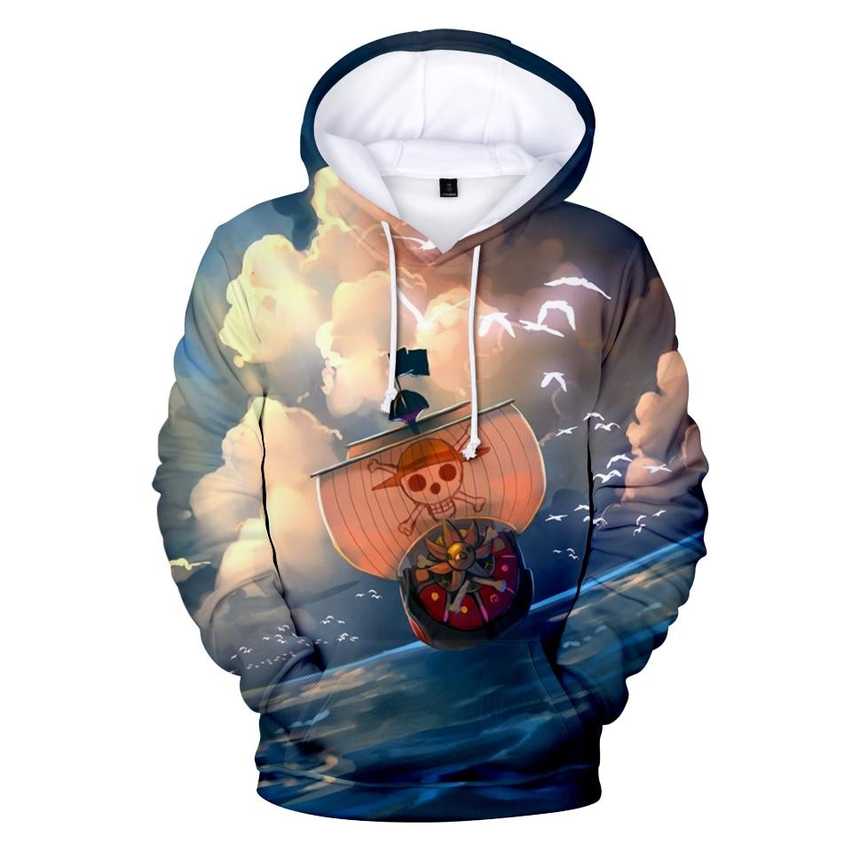 One Piece Thousand Sunny Ship Hoodie ANM0608 XXS Official One Piece Merch