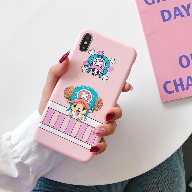 One Piece Pink Tony Tony Chopper iPhone Case ANM0608 cho iphone 6 6s Official One Piece Merch