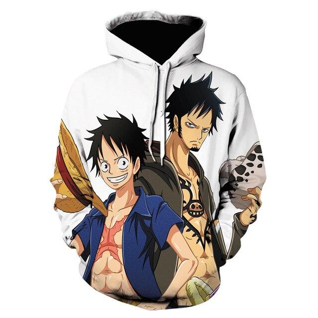 One Piece Trafalgar D. Water Law Hoodie ANM0608 S Official One Piece Merch
