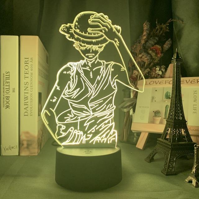 One Piece Monkey D. Luffy Strohhut-LED-Lampe ANM0608 Touch Offizieller One Piece Merch