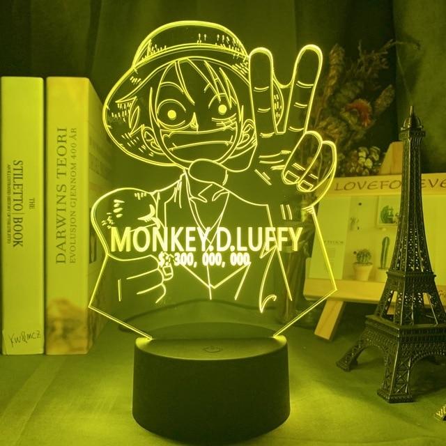 One Piece Monkey D. Luffy Bounty LED Lampe ANM0608 Touch Offizieller One Piece Merch