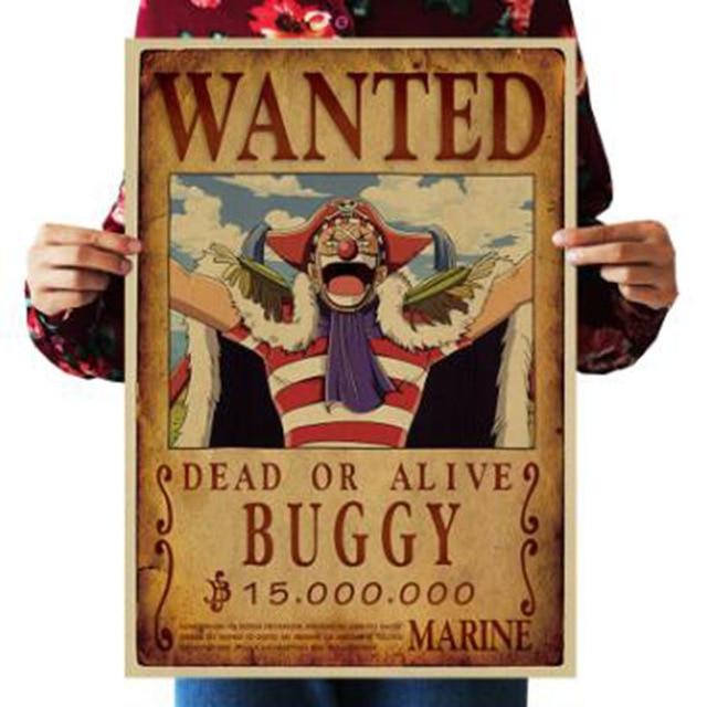 One Piece Dead or Alive Captain Buggy Wanted Bounty Poster ANM0608 Default Title Official One Piece Merch
