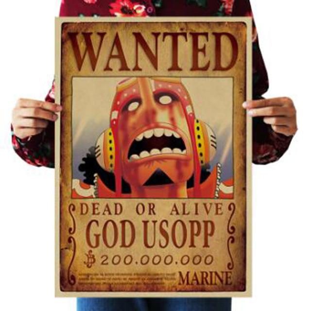 One Piece Dead or Alive Usopp Wanted Bounty Poster ANM0608 Default Title Official One Piece Merch