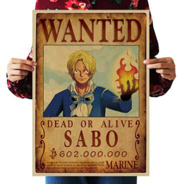 One Piece Dead or Alive Sabo Wanted Bounty Poster ANM0608 Tiêu đề mặc định Chính thức One Piece Merch