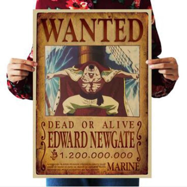 One Piece Dead or Alive Whitebeard Edward Newgate Wanted Bounty Poster ANM0608 Default Title Official One Piece Merch