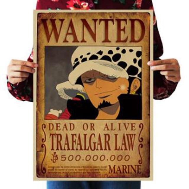 One Piece Dead or Alive Trafalgar D. Water Law Wanted Bounty Poster ANM0608 Titre par défaut Officiel One Piece Merch