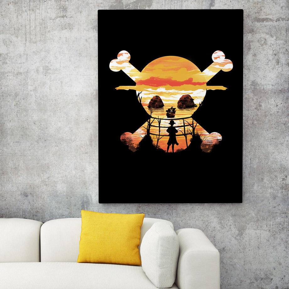 15X20 cm No Framed / Strawhat Official One Piece Merch