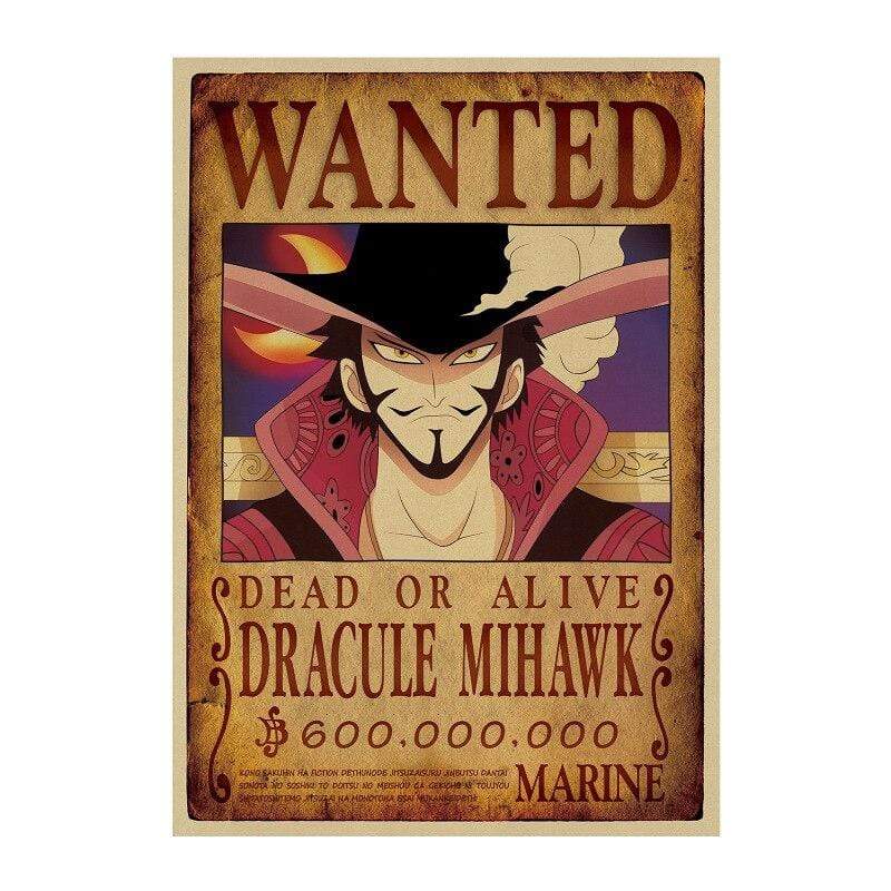 Thông báo tìm kiếm Wanted Dracule Mihawk OMS0911