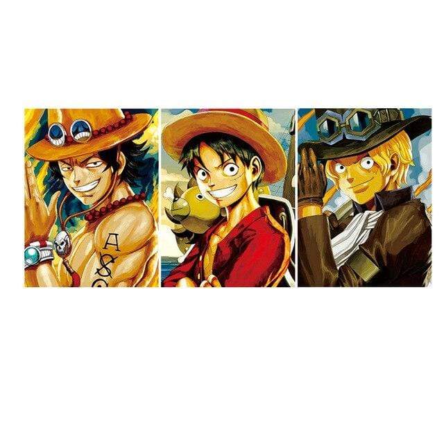 Lot de 3 affiches Big Mom Family One Piece OMS0911
