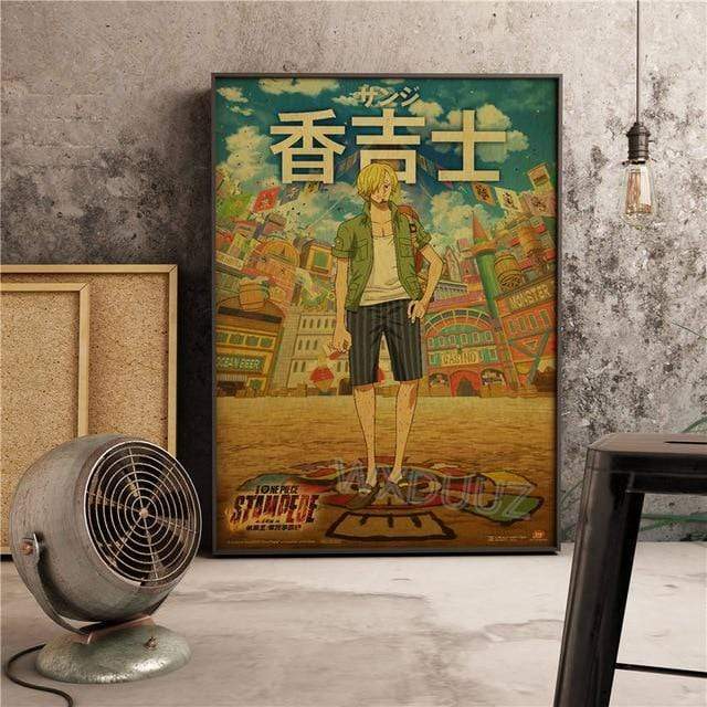 Sanji One Piece Affiche OMS0911