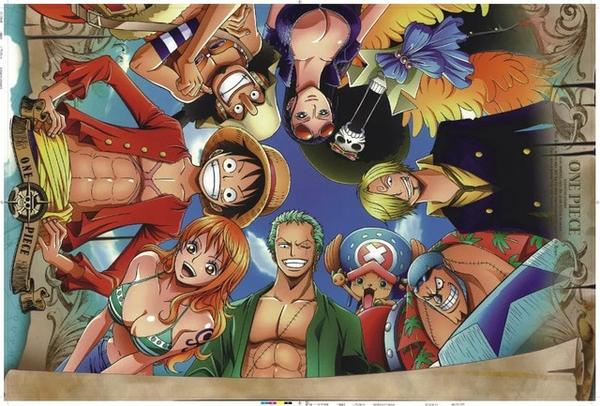 Áp phích câu đố 1000 mảnh One Piece Mugiwara OMS0911