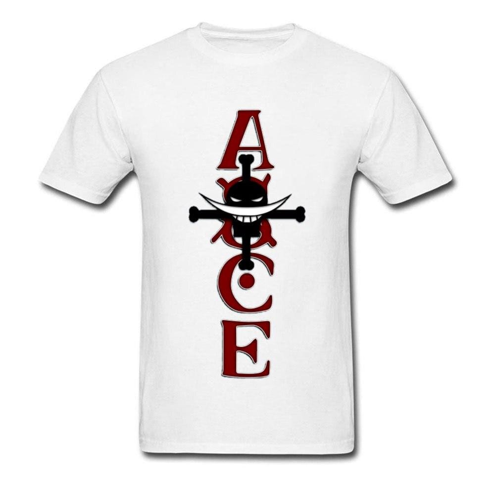 T-shirt Ace One Piece avec le Commandant Burning Fist de Barbe Blanche OMS0911