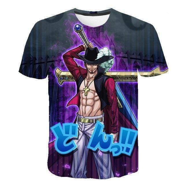 Mihawk der größte Schwertkämpfer One Piece T-Shirt OMS0911