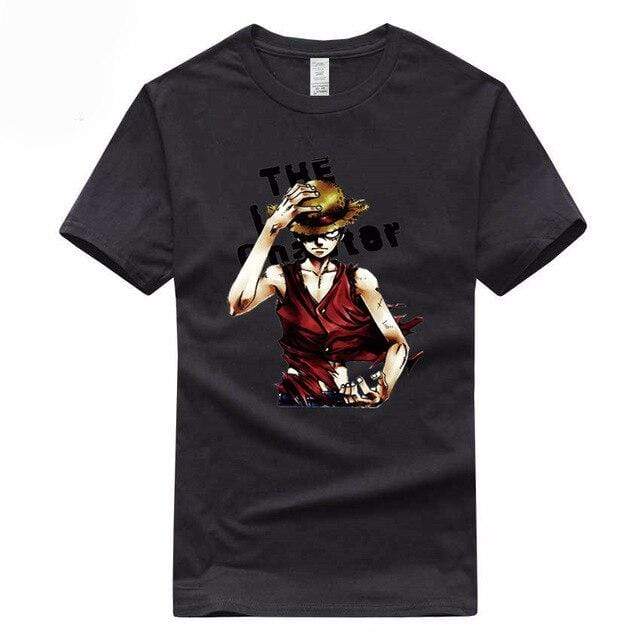 Affe D Luffy das Strohhut-One Piece-T-Shirt OMS0911